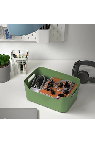 Ikea Uppdatera Yeşil 24x17 Cm Kutu