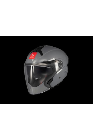 Kask Mt Cosmo Sv A12 Parlak Nardo Gri Gözlüklü Nardo Gri