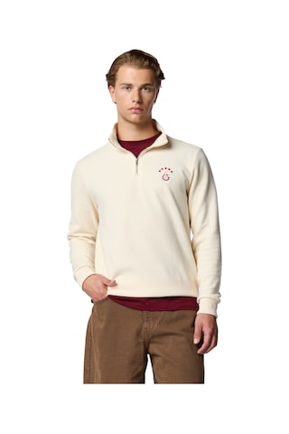 Galatasaray 5 Yıldız Yarım Zip Sweat E251404 Ekru