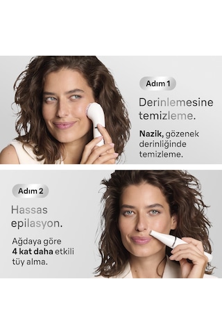 Braun Facespa Yüz Epilatörü, Yüz Temizleme Başlığı, 810