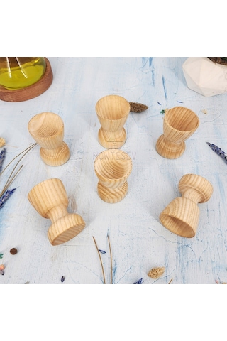 Montesev Doğal Ağaç Yumurtalık 6'lı