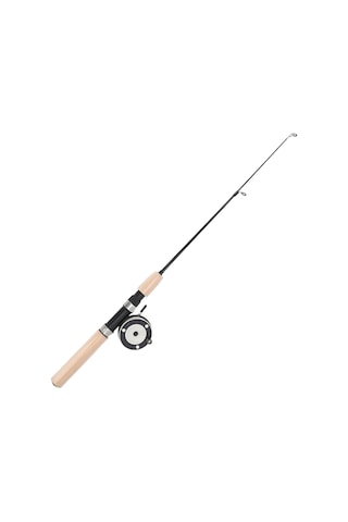 Wezone 75cm Cam Elyaf Buz Balıkçılığı Kamışı Seti, Metal Makara Ve Kaymazsız Eva Sapı İle