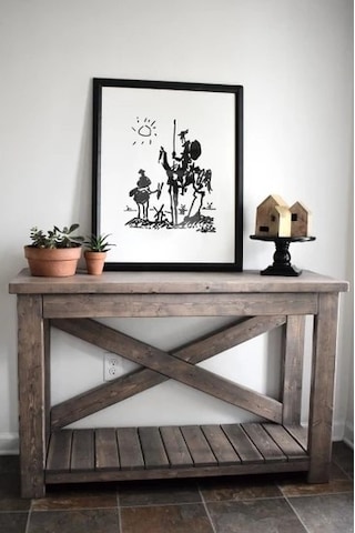 Ağaç Atölyesi Masif Ahşap Rustik Dresuar Ceviz