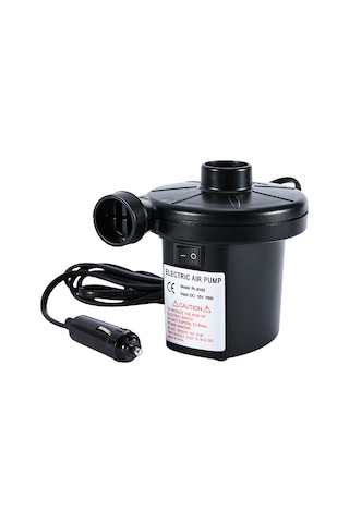 Yaozixa 12v Dc Araç Ve Dış Mekan Elektrikli Hava Pompa, 3 Uçlu, Hızlı Şişirme/boşaltma, Taşınabilir Abs Malzeme Pl-8103