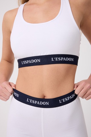 Athleshorts Yüksek Bel Kadın Uzun Boxer Şort-3097 Beyaz