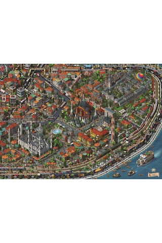 Anatolian Puzzle 3000 Parça Fractal İstanbul 4913