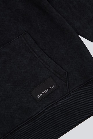 Kids Boy Strike Wash Kapüşonlu Sweatshirt Si̇yah Siyah