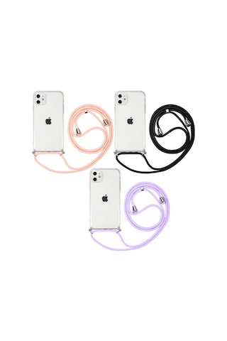 Zore Apple iPhone 11 Uyumlu Omsy X-rop Kılıf-renksiz