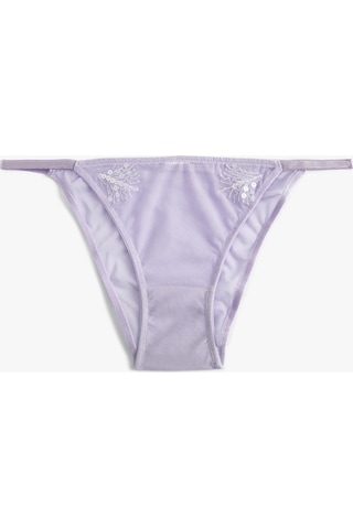 Koton Brief Külot Dantelli Normal Bel Lila 4slk30165mk Lila
