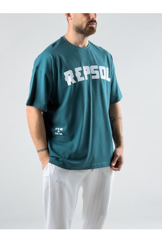Cocopelli Petrol Yeşili Repsol Erkek T-shirt Coc3009 Yeşil