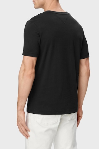 Tommy Hilfiger Logolu Pamuklu Regular Fit Bisiklet Yaka T Shirt Erkek T Shirt Mw0mw44359 Bds Siyah