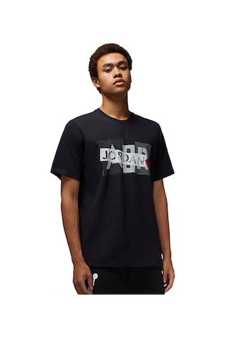 Jordan M Brand Gfx Ss Crew 3 Erkek T-shirt Dm1426-010 Siyah-siyah