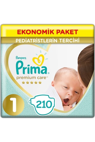 Prima Bebek Bezi Premium Care Yenidoğan 1 Beden 3 x 70 210 Adet 3'lü