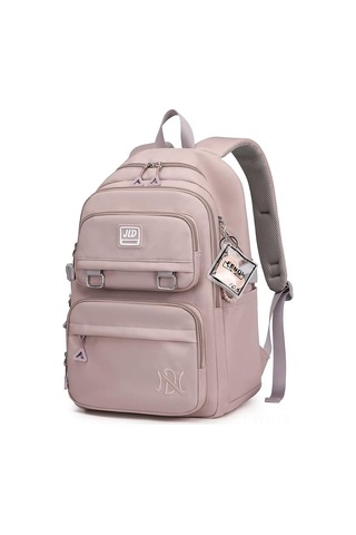 Wezone Kadınlar İçin Su Geçirmez 15.6" Laptop Çantası - Rahat Ve Organizeli Sırt Çantası Pembe