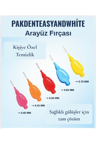 Arayüz Fırçası Diş Arası Temizleme Fırçası U Tipi Diş Arası Temizlik