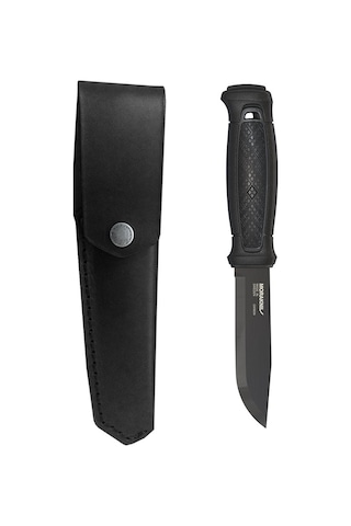 Morakniv Kamp Garberg Black Karbon DLC Deri Kılıf Siyah