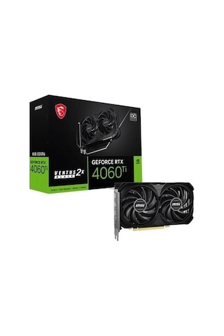 Msı 8gb Rtx4060tı 8g Ventus 2x Black E1 Gddr6 Hdmı-dp Pcıe 4.0