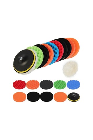 Tongxida Araç Bakımı 12 Parça Fırça Seti - M14 Bağlantı, Parlatma Diskleri, Profesyonel Sonuç