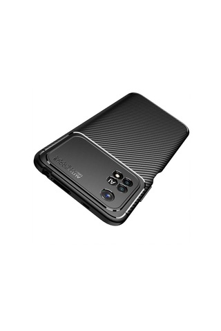 Xiaomi Poco M4 Pro 4G Kılıf Karbon Silikon Case Kapak