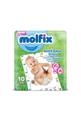 Molfix Bebek Bakım Örtüsü 60 x 60 CM 2 x 10 Adet