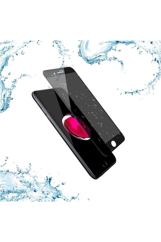 Apple Uyumlu iPhone 8 Plus Hayalet Ekran Koruyucu Siyah