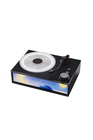 Premium Aromaterapi Vinil Bluetooth Hoparlör-siyah