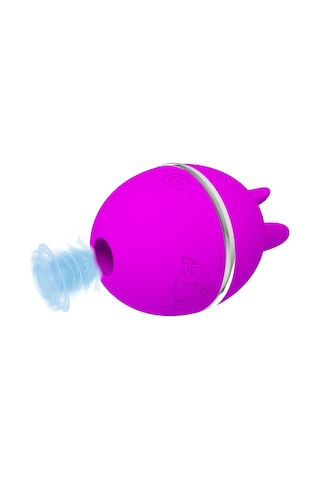 Lilitu Shop USB Şarjlı 3 Emiş ve Dil Uyarım Fonksiyonlu Teknolojik Yumurta Vibratör - Gemini Ball