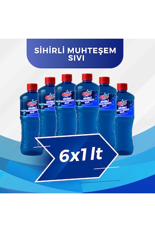 Nilem Sihirli Muhteşem Sıvı Fayans ve Duşakabin Temizleyici 6 x 1 L