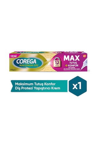 Corega Yastık Konforu Diş Protezi Yapıştırıcı Krem 40 G
