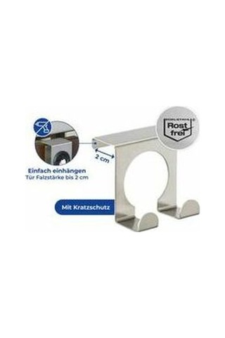 Bloomnest Asmak İçin İkili Havlu Askısı, Mutfak Havluluk, Paslanmaz Çelik, 5x5 Cm, Mat-mat, Güzel Tasarım