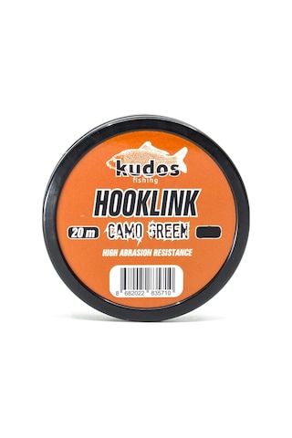 Kudos Hooklink Camo Green 20m Leader Çeker Lb : 35lb