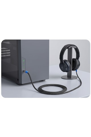 Aux Kablo 3.5mm Audio Kablosu Telefon, Tablet, Laptop Ve Araç İçin Ses Kablosu 100 Cm