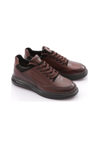 Dgn 20138 Erkek Bağcikli Sneaker Ayakkabi 20138-17-R146313 Kahverengi