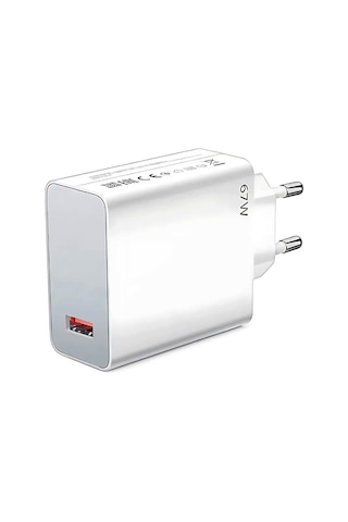 Tonex 67w Usb Girişli Turbo Şarj Adaptörü Başlık Beyaz