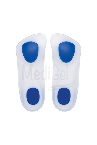 Medigel MG02 - Silikon 3/4 Ortopedik Topuk Dikeni Yumuşak Tabanlık