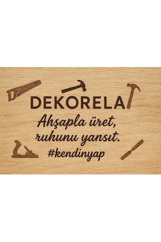 80x120 Ahşap Dekorasyon Paleti Kahverengi