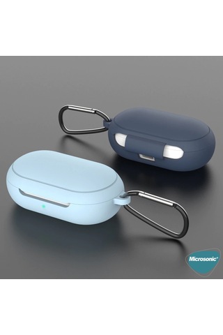 Microsonic Samsung Galaxy Buds Plus Mat Silikon Kılıf Siyah