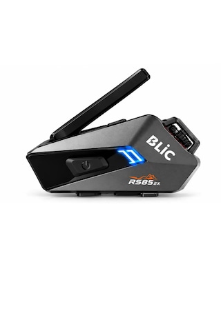Blic Rs85 2x Tekli Motosiklet İnterkom 2 Kişi Eşleşme Özellikli, Bluetooth 5.0, 800 Mah Batarya