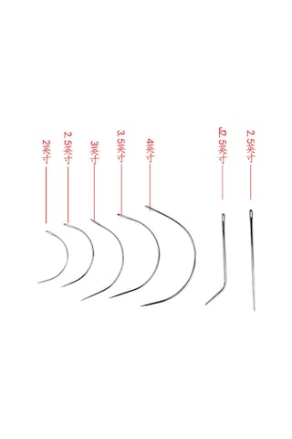 Ctipi Saç Pinjtype Saç Pinc-tipi Peruk İğnesiperuk İğnesi Büyük Kafa Saç Uzatma İğnesi Büyük Delik Kavisli İğne