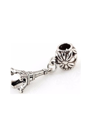 Worldshop Gümüş Eyfer Kulesi Charm Bileklik Uyumlu