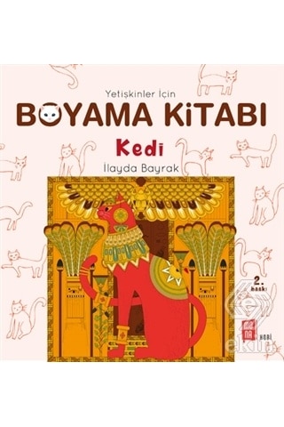 Yetişkinler İçin Boyama Kitabı Kedi - İlayda Bayrak - Mona