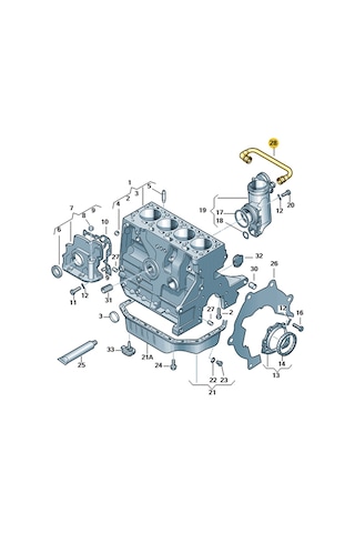 Skoda Fabia 2011-2014 1.4 Cggb Motor Yağ Seperatör Borusu 036103493ec