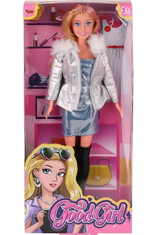 Wg-66770 Parlak Elbiseli Ceketli Bebek 29 Cm