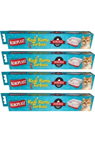 Koroplast Kedi Kumu Torbası 4 Adet