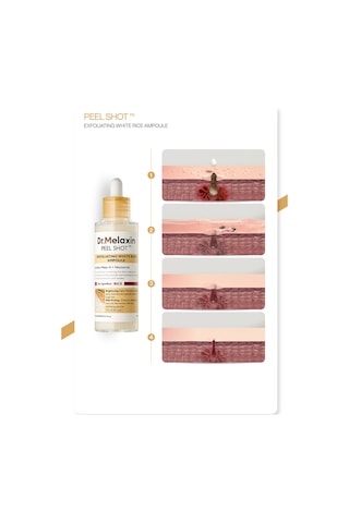 Aydınlatıcı & Leke Karşıtı Pirinç Özlü Peeling Serum Peel Shot 80ml