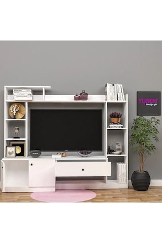 Light Tv Ünitesi Mdf Antrasit