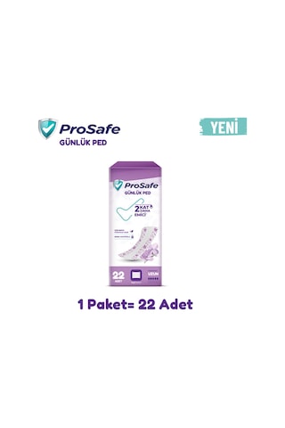Prosafe Günlük Ped Uzun 22'li