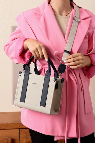 Just Polo Kadın Taş Lacivert Orta Boy Keten El Ve Omuz Çantası 236072mh Taş - Lacivert