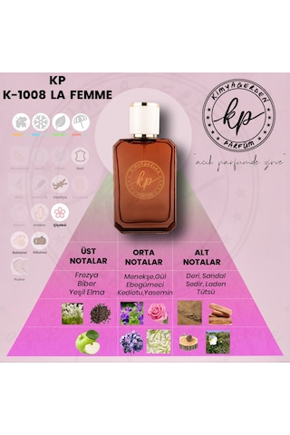 KP K-1008 La Femme Kadın Parfüm EDP 50 ML
