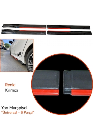 Nyf Yan Marşpiyel Üniversal 8 Parça Kırmızı